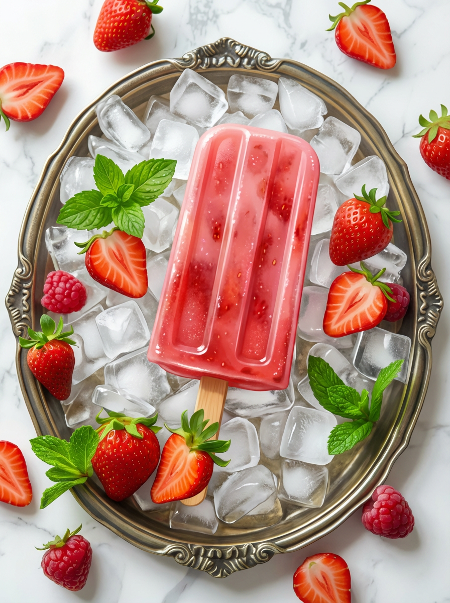 Thunder Ice Fresa - Helado energizante de fresa